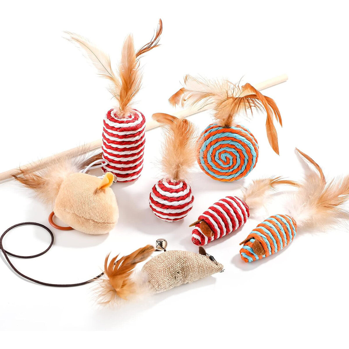 NVTED Cat Feather Toy Set
