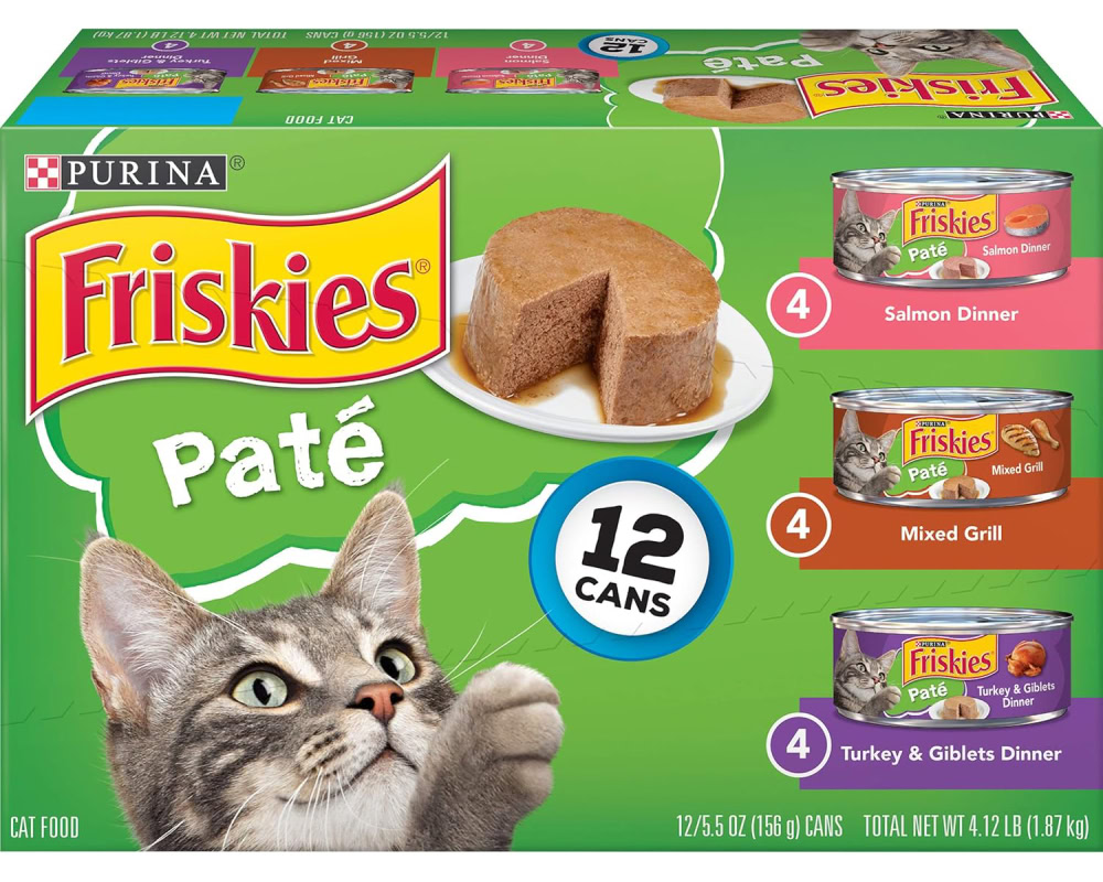 Purina Friskies Pate Wet Cat Food Pate Variety Pack