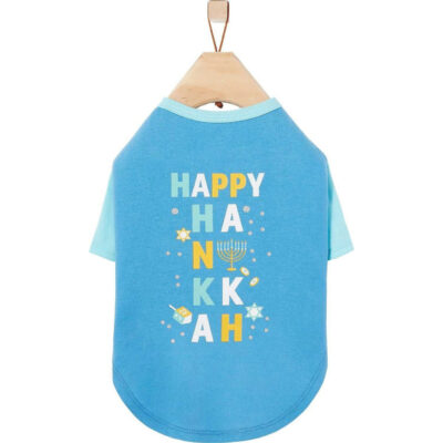 FRISCO Happy Hanukkah Dog T-Shirt