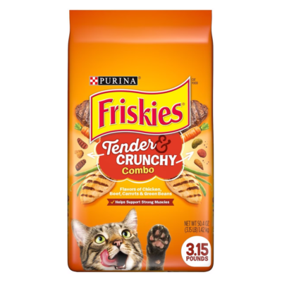 Friskies Tender & Crunchy Combo Dry Cat Food