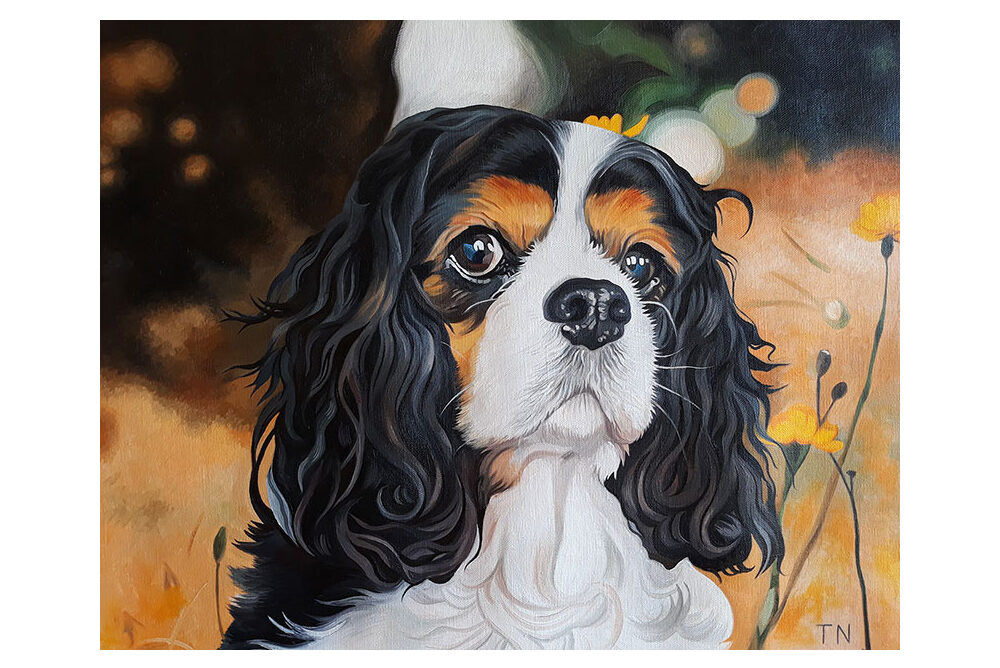 Paint Your Life Custom Dog Portrait