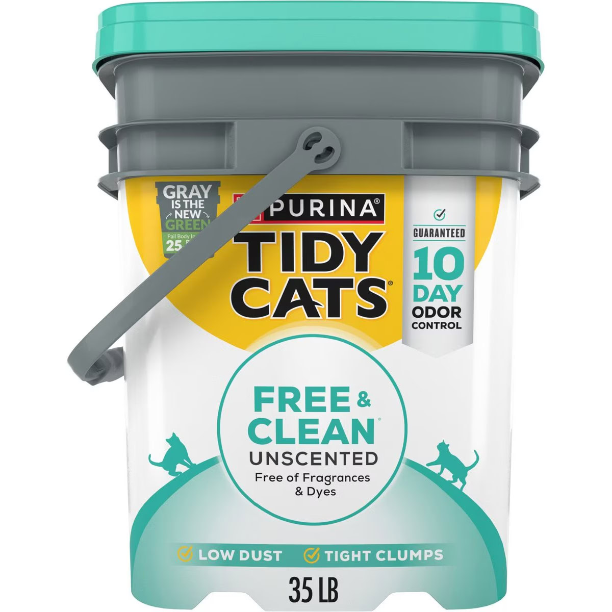 Tidy Cats Free & Clean Unscented Clumping Clay Cat Litter