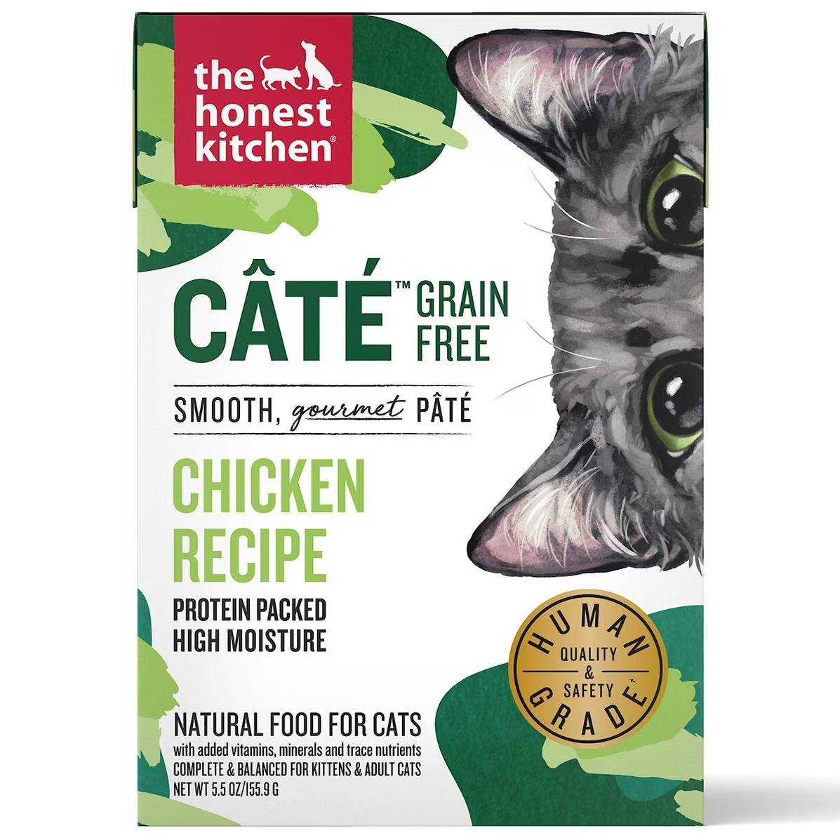 The Honest Kitchen Caté Grain-Free Chicken Pate Wet Cat Food
