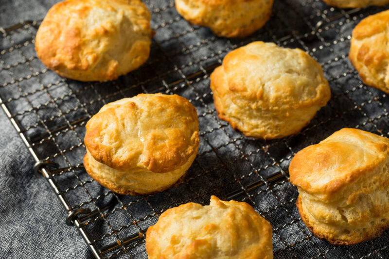 Homemade Flakey Buttermilk American Biscuits