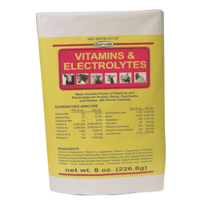 DURVET 136028 Vitamins & Electrolytes