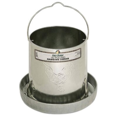 Harris Farm Galvanized Hanging Poultry Feeder