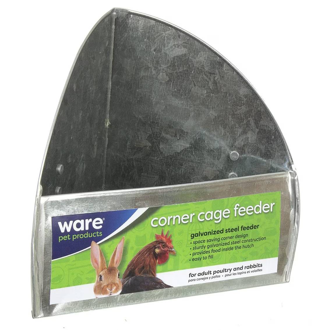 Ware Corner Cage Chicken Feeder