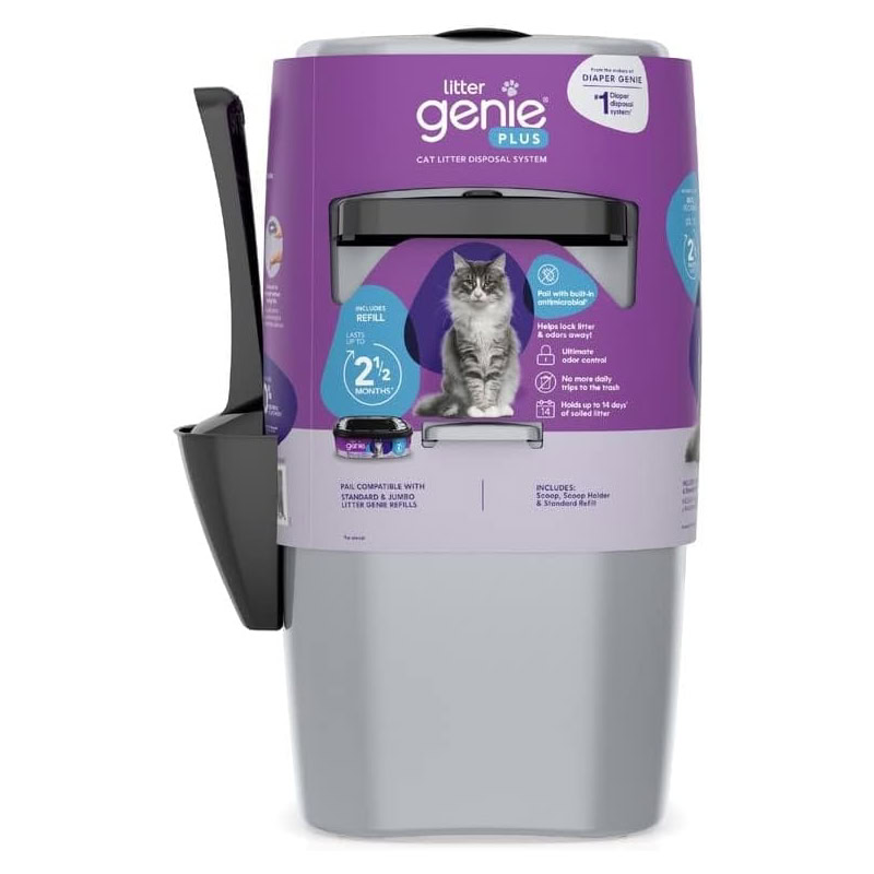 litter genie plus cat litter box