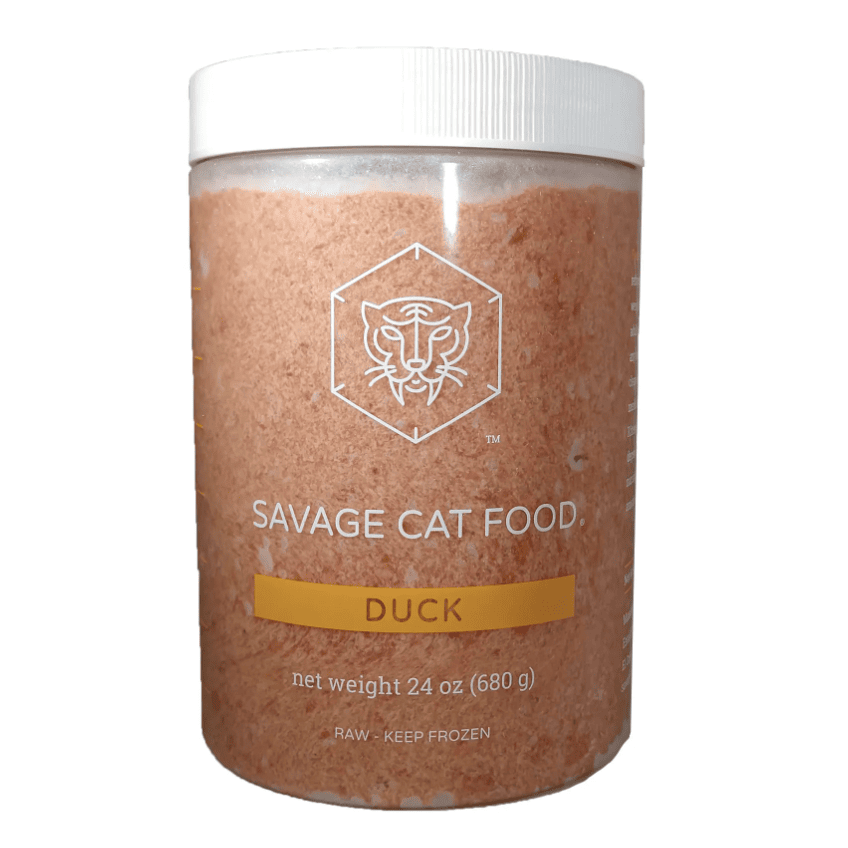 Savage raw cat food