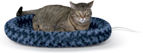 K&H Pet Products Thermo-Kitty Fashion Splash Heated Cat Bed