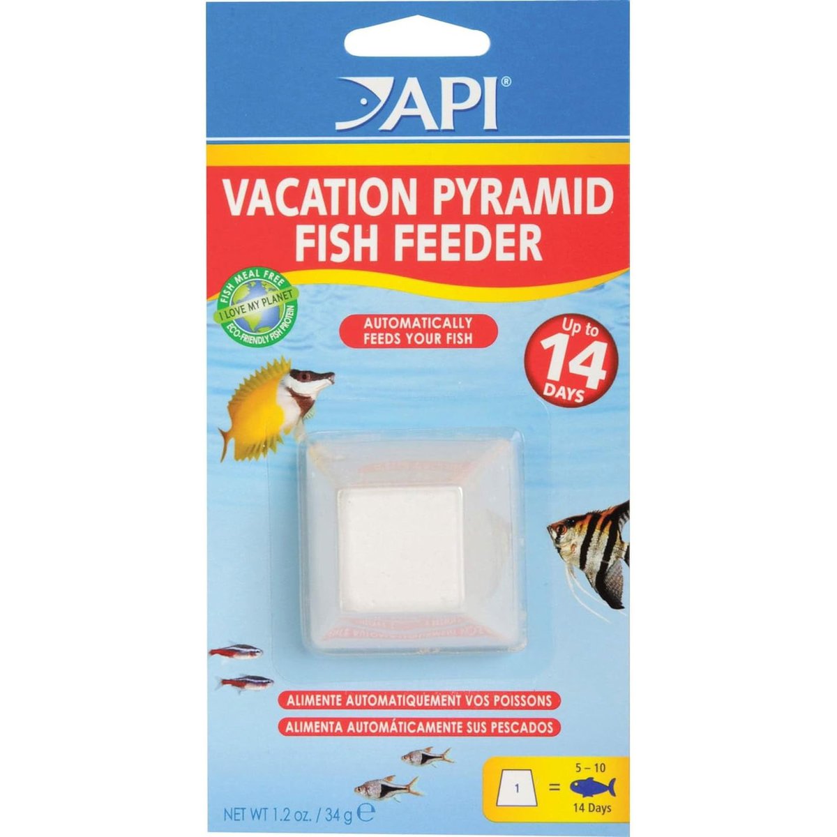 API VACATION PYRAMID FISH FEEDER
