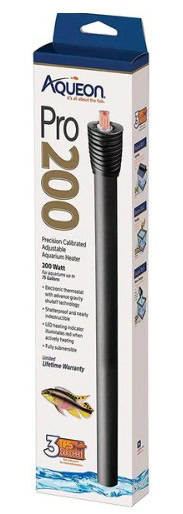 AQUEON Pro Aquarium Heater, 200 watt