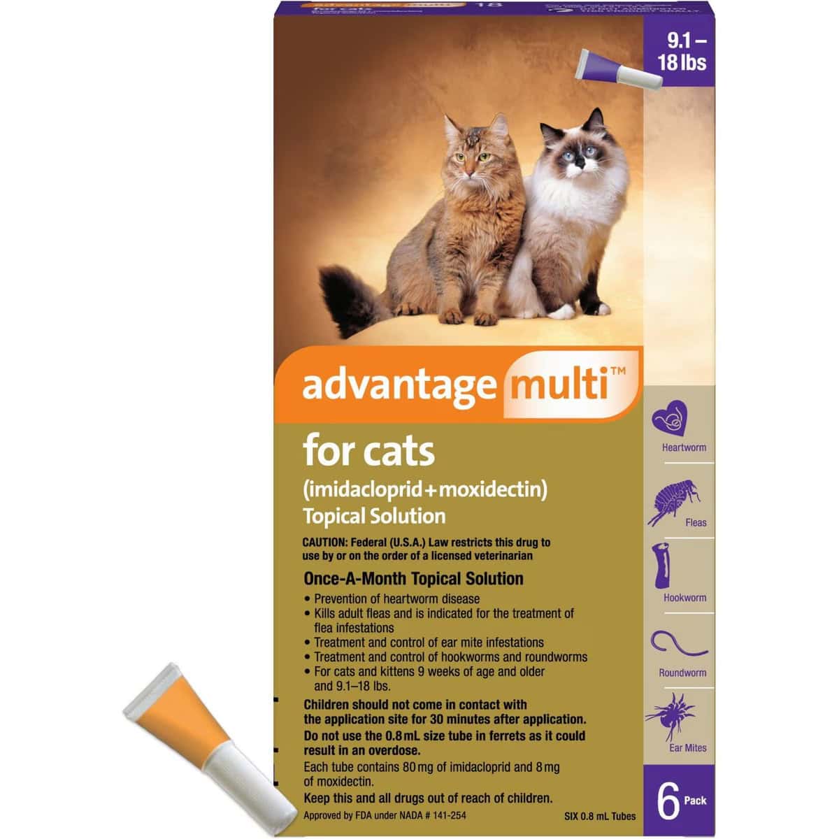 Advantage Multi Topical Solution for Cats