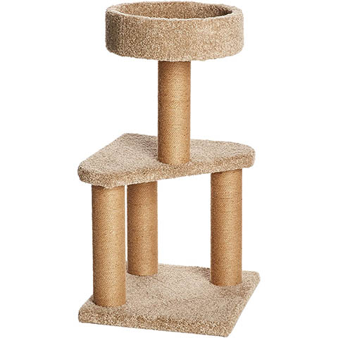 Amazon Basics Cat Activity Tree with Scratching Posts