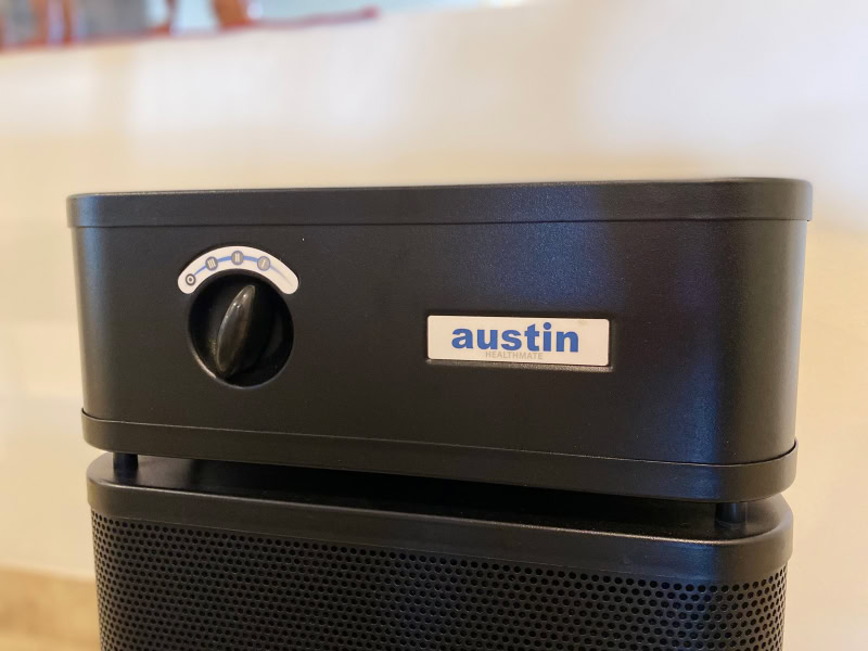 Austin HealthMate Air Purifier - product controls.jpg