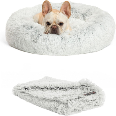 Best Friends Calming Shag Dog Bed
