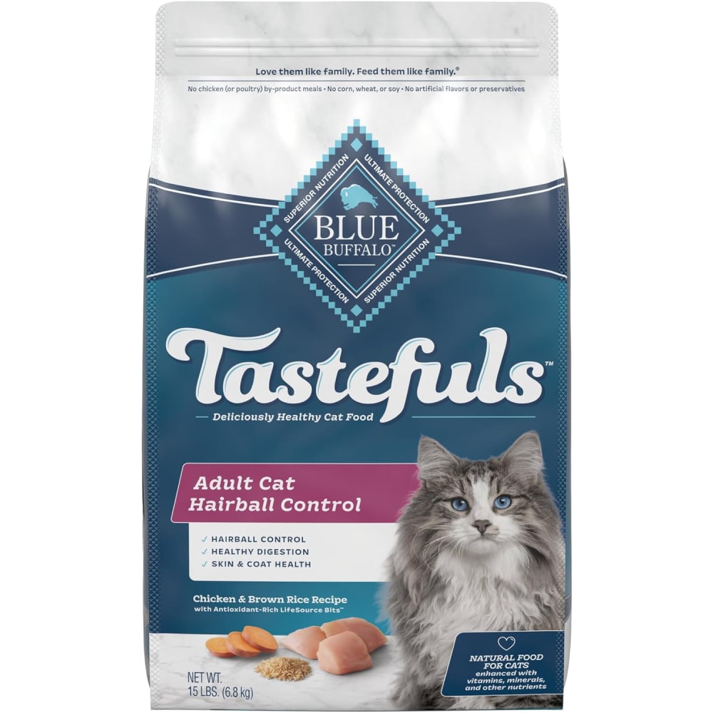 Blue Buffalo Tastefuls Hairball Control Natural Adult Dry Cat Food