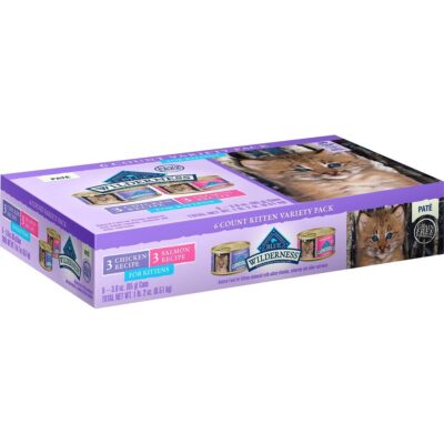 Blue Buffalo Wilderness Pate Kitten Variety Pack