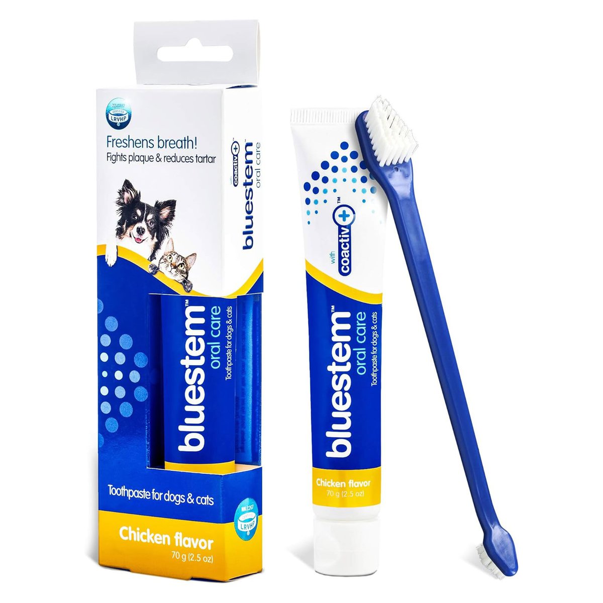 Bluestem Dog Toothbrush and Toothpaste