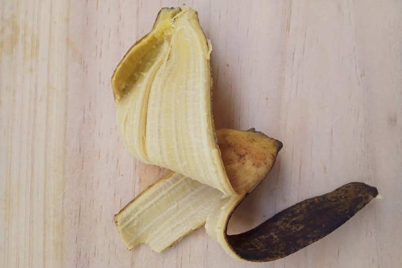 Boiled banana peels