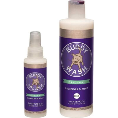 Buddy Wash Original Lavender & Mint Dog Shampoo/Conditioner and Spritz