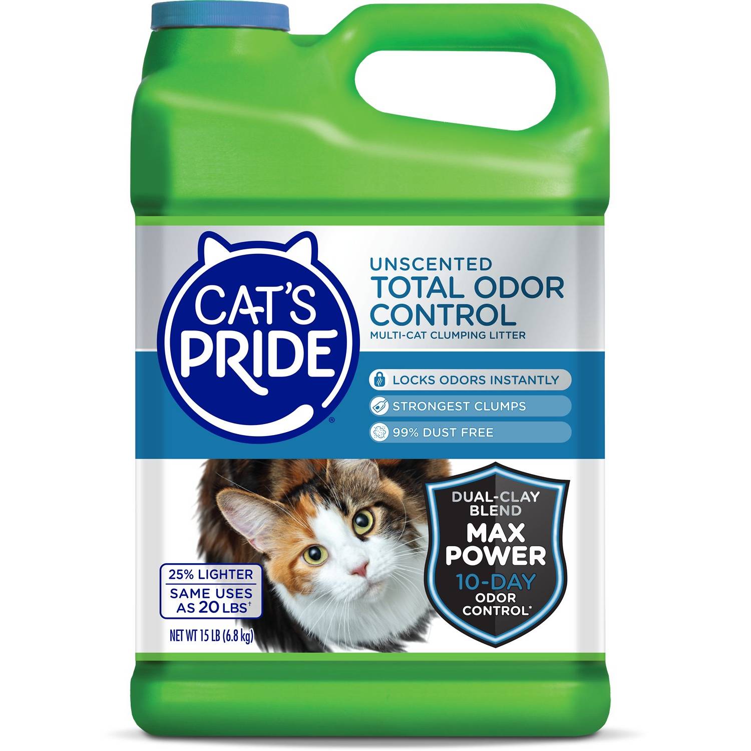 Cat’s Pride Total Odor Control Unscented Clumping Clay