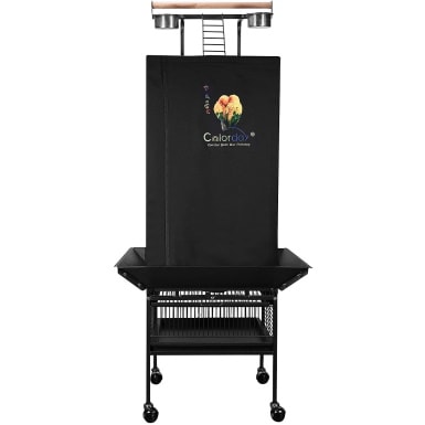 Colorday Good Night Bird Cage Cover for Large Bird Cage with Play Top