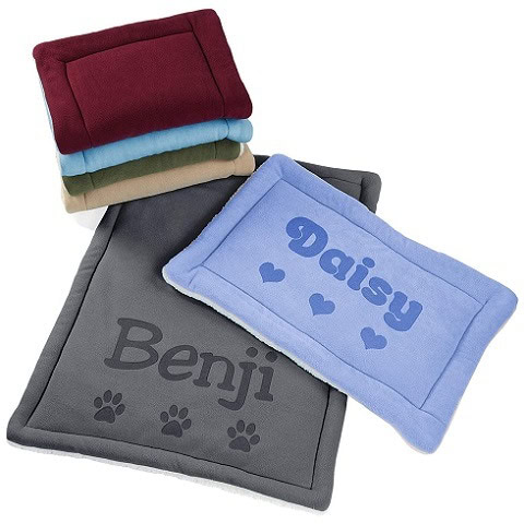 Custom Catch Personalized Dog Crate Mat