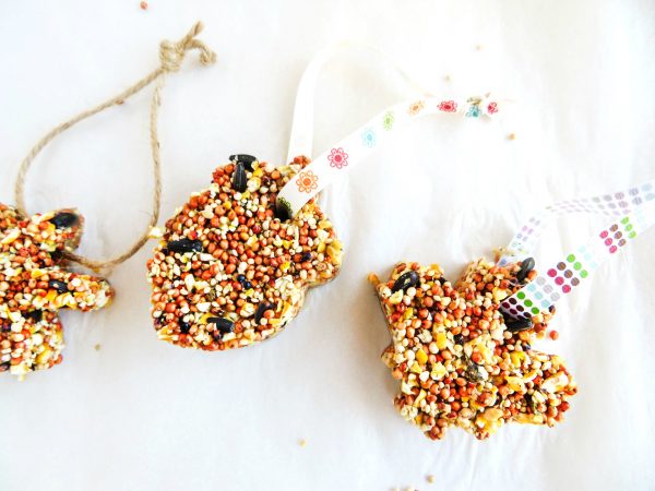 DIY Birdseed Ornaments