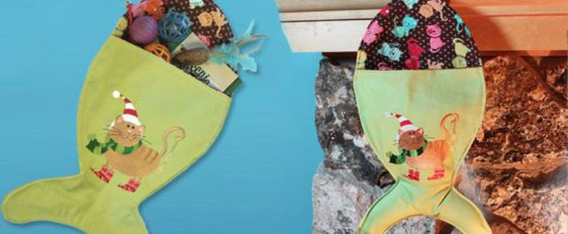 DIY Cat Christmas Stockings