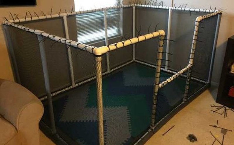 DIY Ferret Playpen and Playground