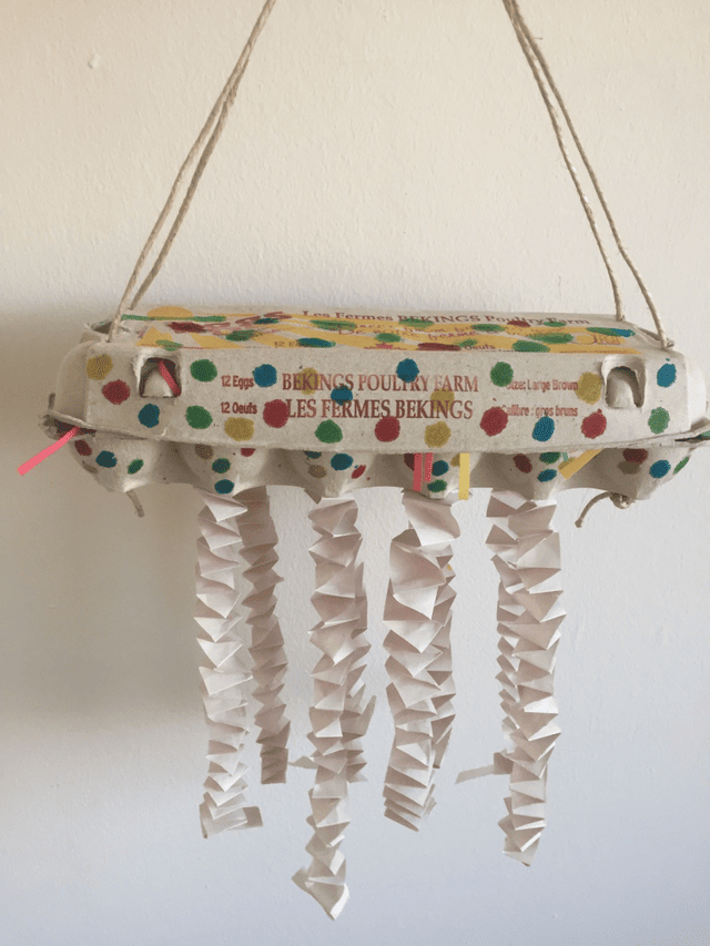DIY Hanging Egg Carton Toy