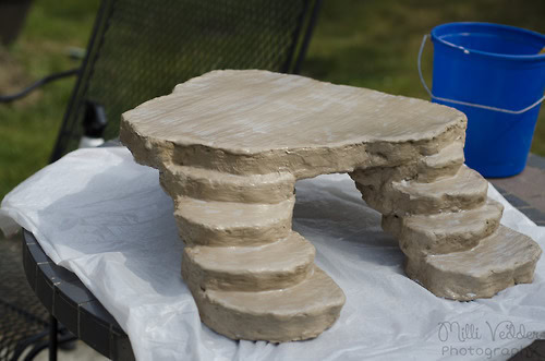 DIY Homemade Basking Rock