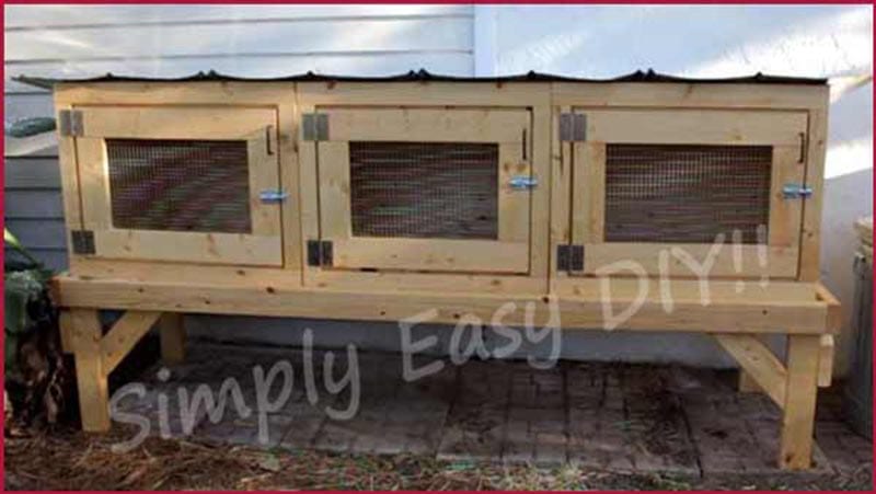 DIY Rabbit Hutch Plans