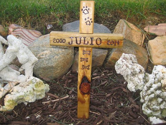 DIY Wooden Cross Grave Marker