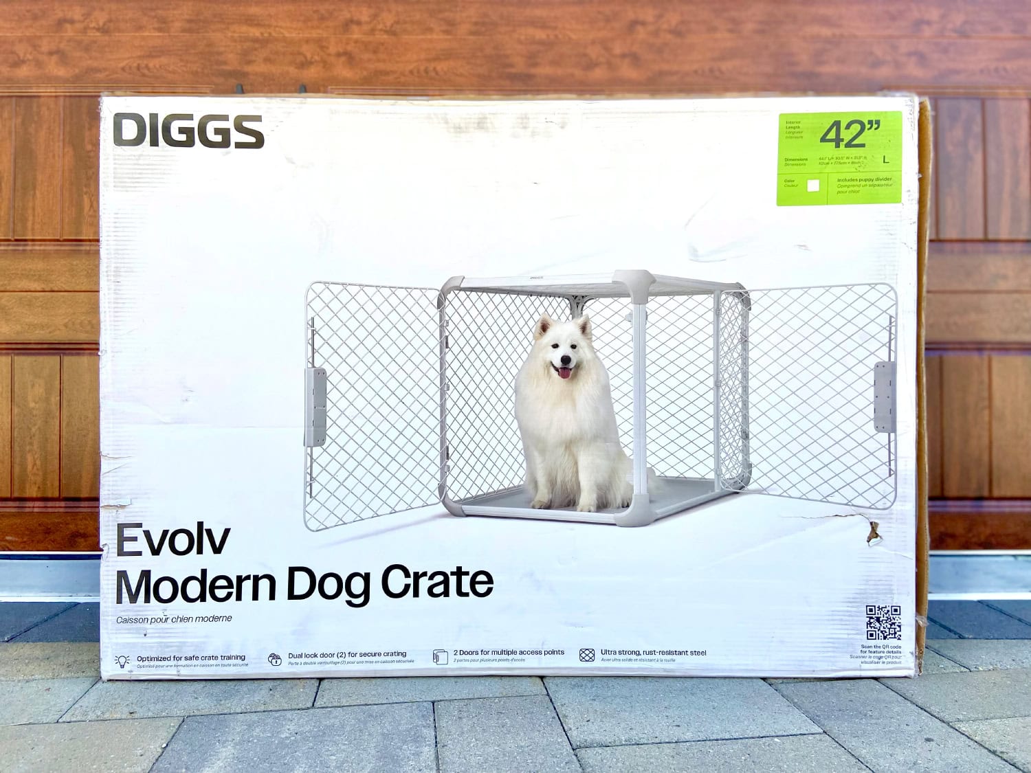 Diggs Evolv Dog Crate - crate box