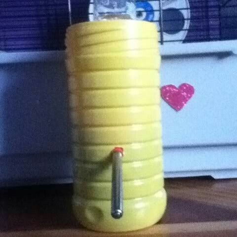 Diy hamster water bottle
