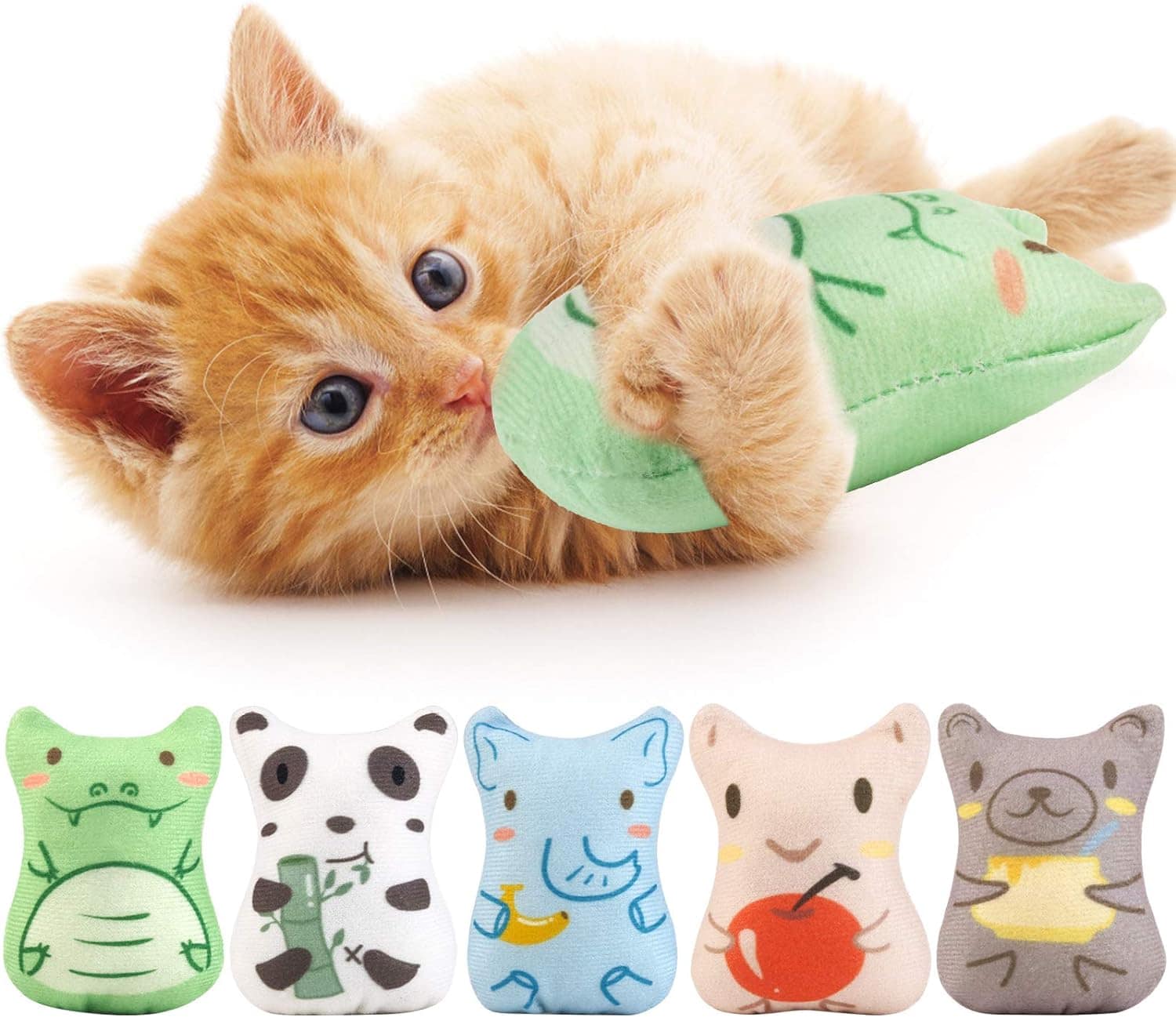 Dorakitten Catnip Toys for Indoor Cats - 5 pcs
