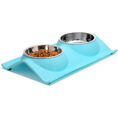 Upsky Premium Stainless Steel Double Pet Bowls