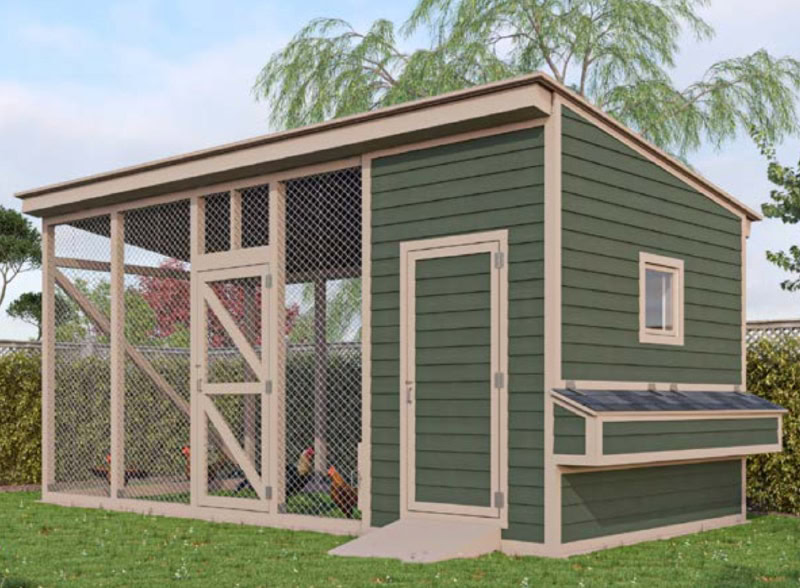 Easy Coops - close up of coop