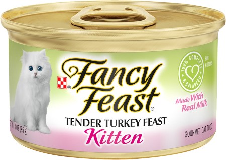 Fancy Feast Kitten Tender Turkey Feast Canned Kitten Food