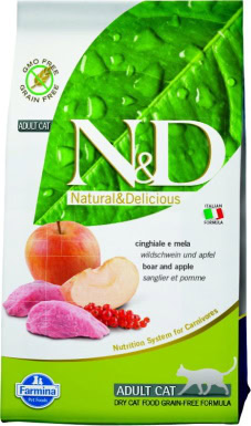 Farmina Natural Wild Boar Formula Dry Cat Food_Chewy