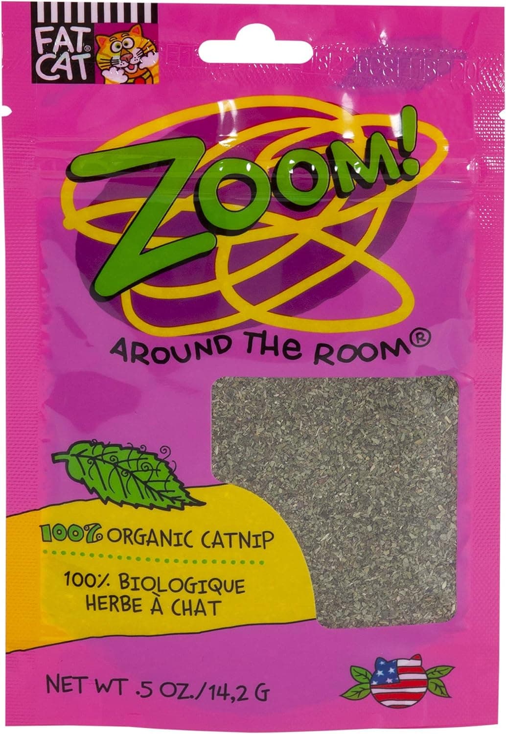 Fat Cat Zoom Around Room Organic Catnip