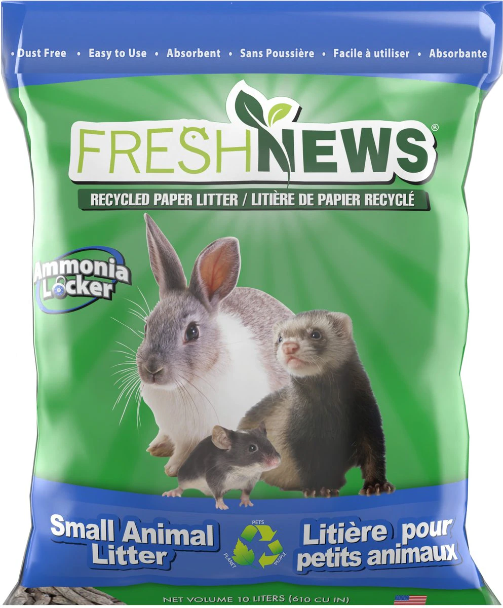 Fresh News Recycled Paper Small Animal Litter