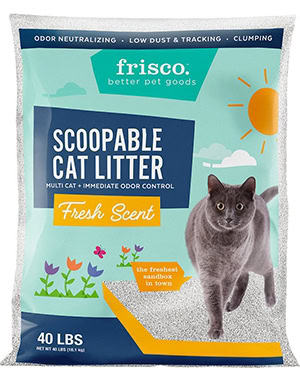 Frisco Multi-Cat Fresh Scented Clumping Clay Cat Litter