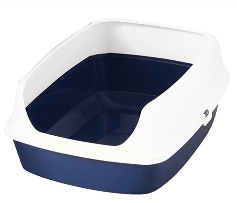 Frisco Open Top Cat Litter Box With Rim
