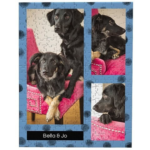 Frisco Personalized Dotted Collage Photo Puzzle