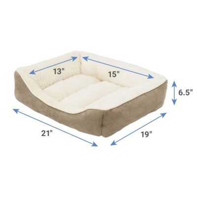 Frisco Rectangular Bolster Cat Bed
