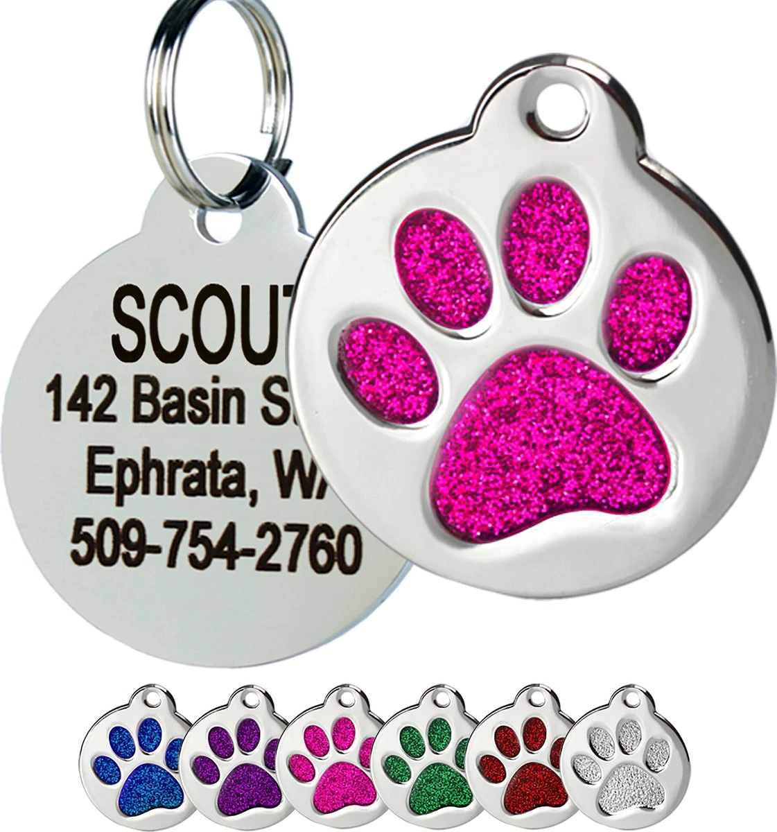 Frisco Stainless Steel Personalized Dog & Cat ID Tag
