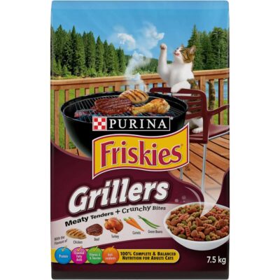 Friskies Grillers Dry Cat Food